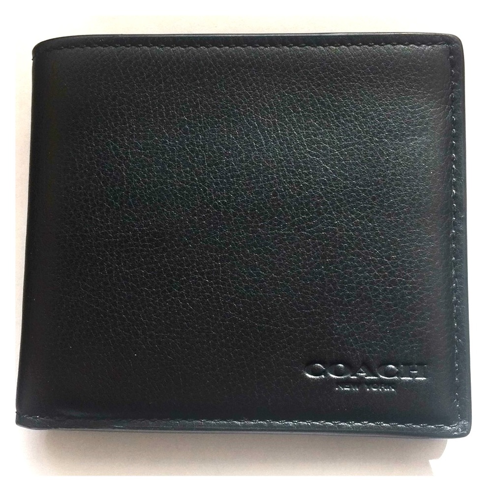 COACH men's wallet black brand new with tags
